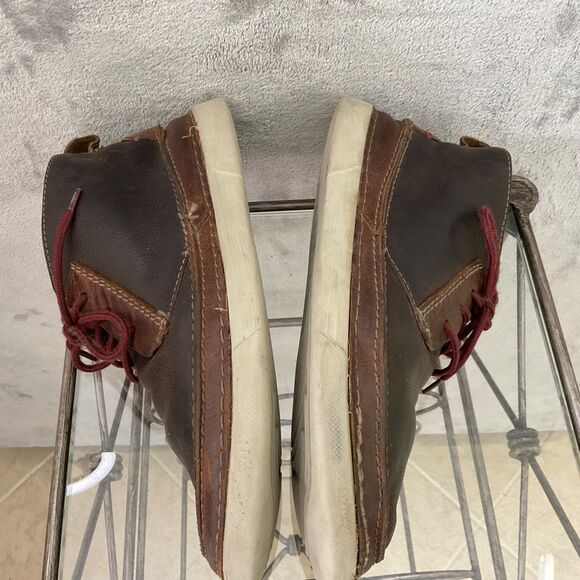 Collection by Clarks 15770 Leather Men’s 9.5 Lace Up Brown Desert Chukka Boots - Picture 7 of 13